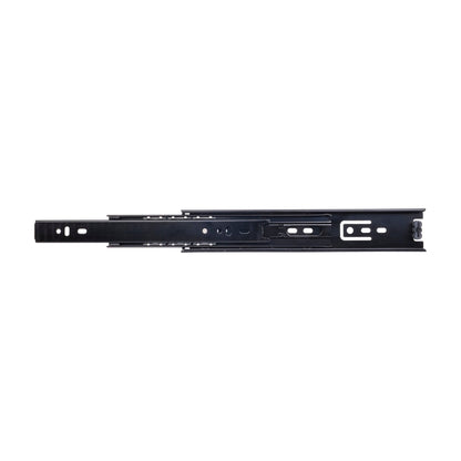 303FU Series Full Extension Ball Bearing Drawer Slide, 20", Pair, Black