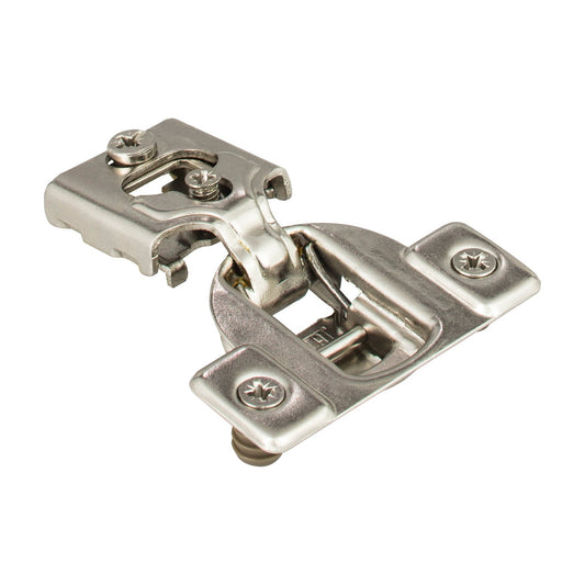 3390 Series Economy Self-Close Compact Hinge, 1/2", 2 Cleat, Dowels, Each