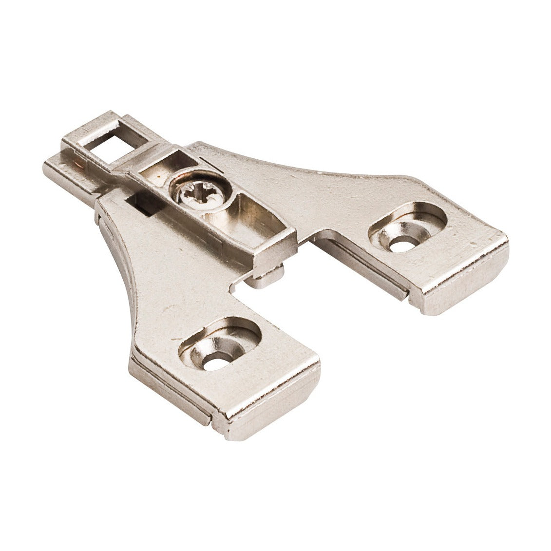 400 Series Heavy Duty Hinge Mounting Plate, 0 mm, Cam Adjustable, for 125 Degree Hinge, No Screws, Face Frame