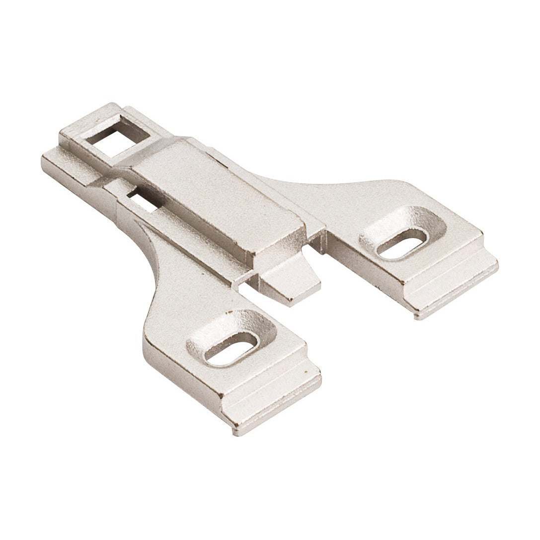 400 Series Heavy Duty Hinge Mounting Plate, 3 mm, Non-Cam, No Screws, Face Frame