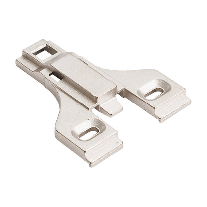 400 Series Heavy Duty Hinge Mounting Plate, 3 mm, Non-Cam, No Screws, Face Frame