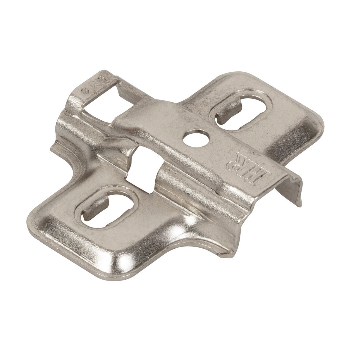 400 Series Standard Duty Hinge Mounting Plate, Not Listed, Non-Cam, No Screws, Frameless
