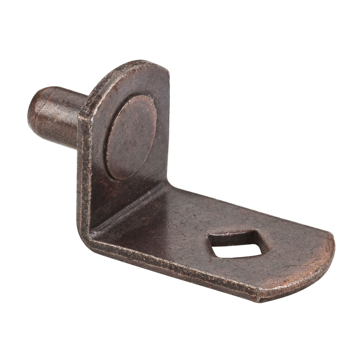 5 mm Pin Angled Shelf Support, Diamond Hole, Antique Copper, Box of 1,000 (Full Carton)