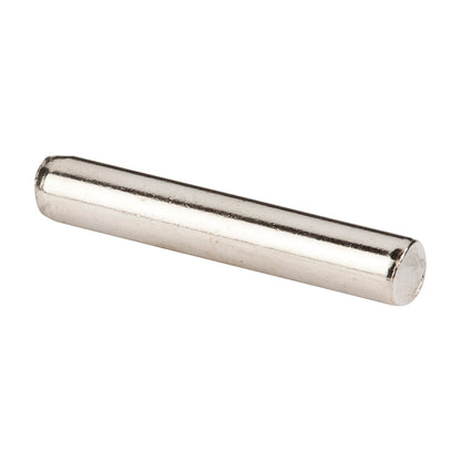 5 mm Straight Shelf Pin, Box of 1,000, 30 mm, Bright Nickel