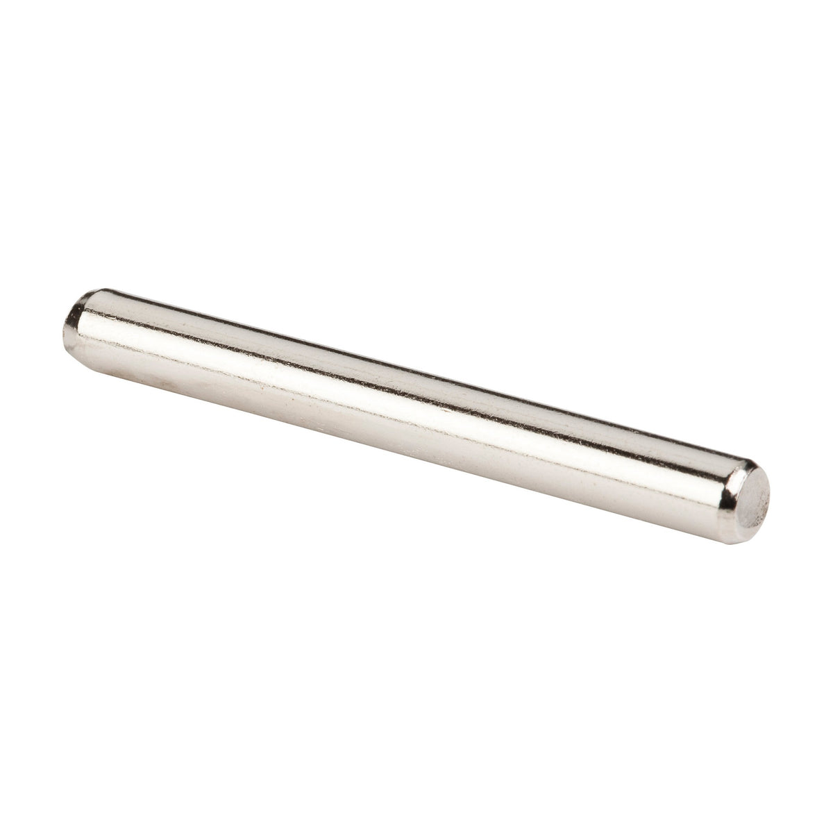 5 mm Straight Shelf Pin, Box of 1,000, 45 mm, Bright Nickel