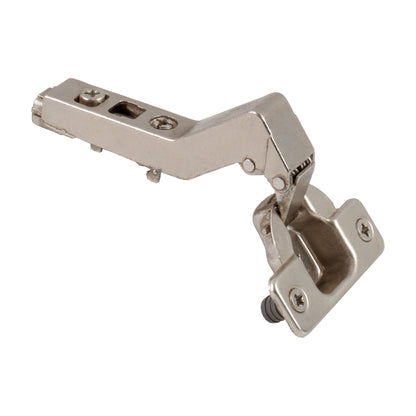 500 Series Standard Duty European Hinge, 45 Degree, 18 mm Crank (Inside Corner), Cam Adjustable, Press-in 8 mm Dowels