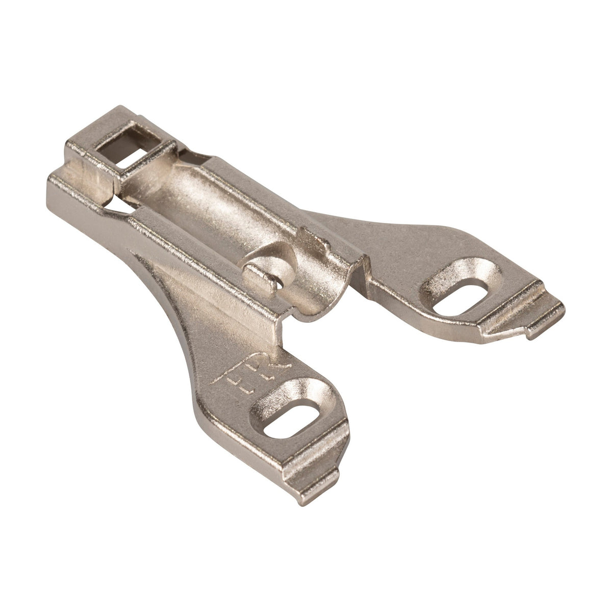 600 Series Heavy Duty Hinge Mounting Plate, 3 mm, Non-Cam, No Screws, Face Frame