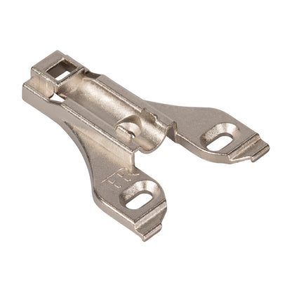 600 Series Heavy Duty Hinge Mounting Plate, 3 mm, Non-Cam, No Screws, Face Frame