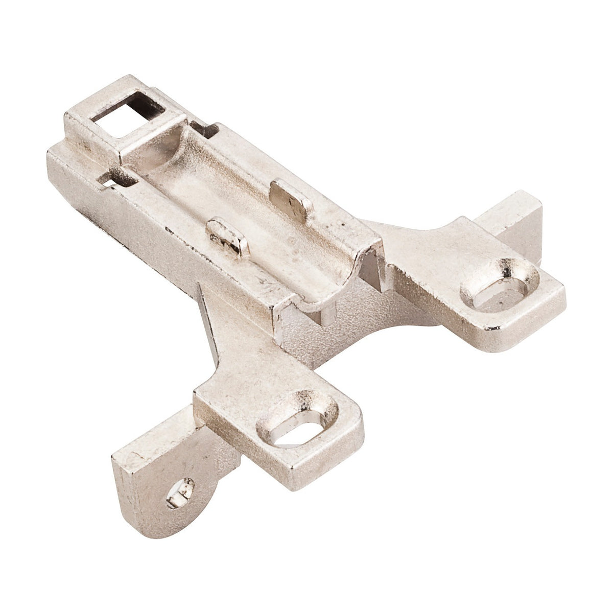 600 Series Heavy Duty Hinge Mounting Plate, 3 mm, Non-Cam, Wrap Around, No Screws, Face Frame