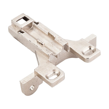 600 Series Heavy Duty Hinge Mounting Plate, 3 mm, Non-Cam, Wrap Around, No Screws, Face Frame
