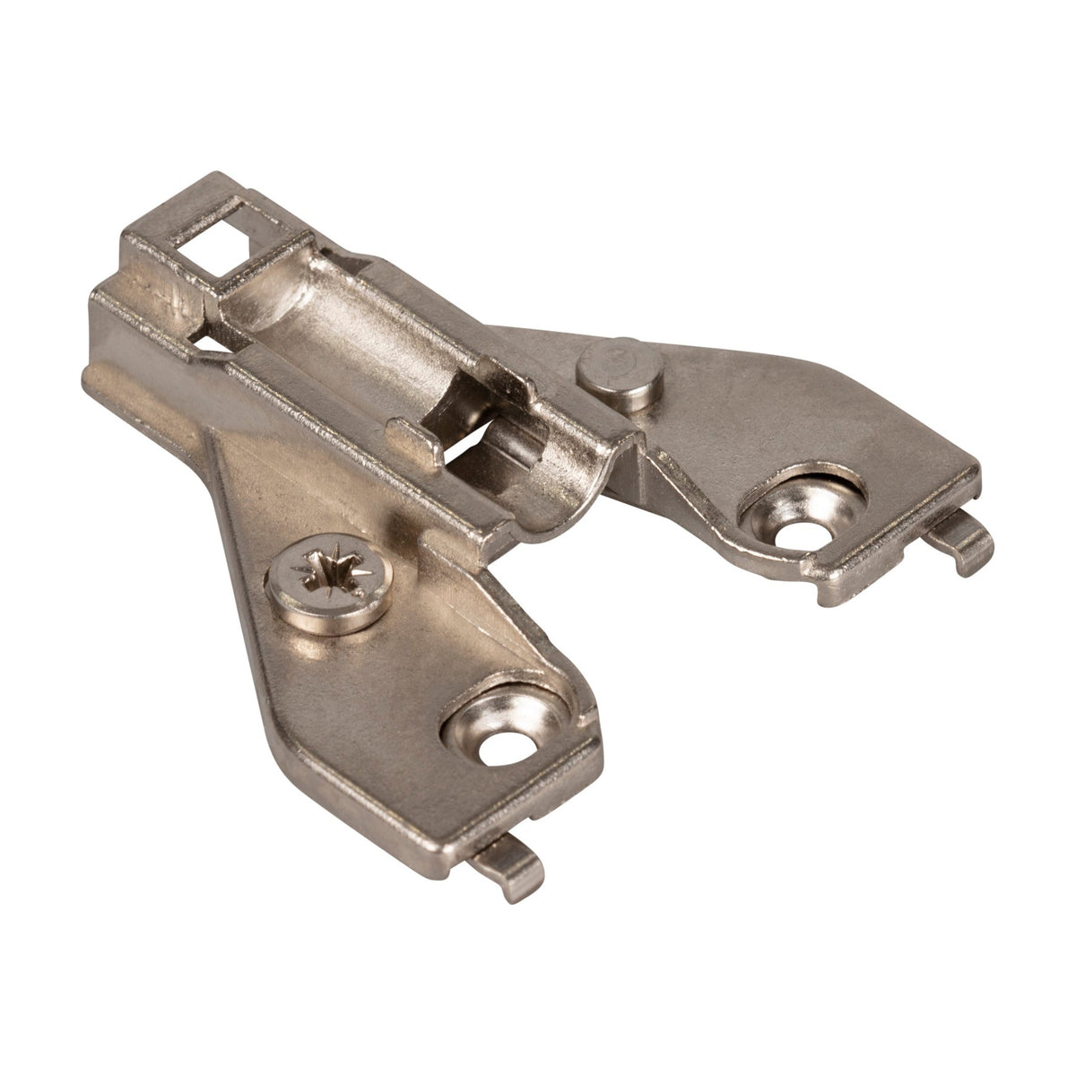 600 Series Heavy Duty Hinge Mounting Plate, 6 mm, Cam Adjustable, No Screws, Face Frame