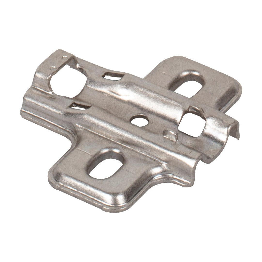 600 Series Standard Duty Hinge Mounting Plate, 2 mm, Non-Cam, No Screws, Frameless