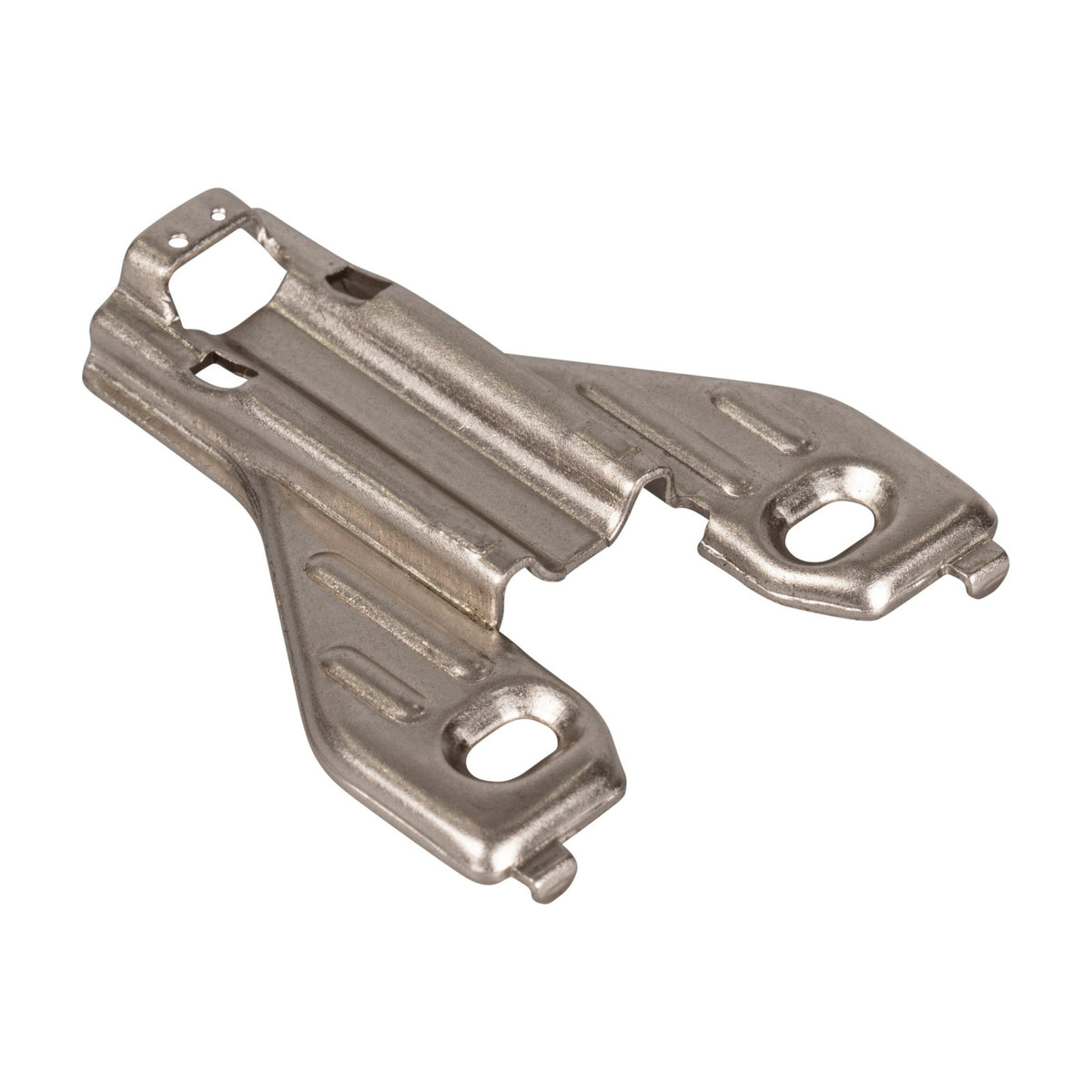 600 Series Standard Duty Hinge Mounting Plate, 3 mm, Non-Cam, No Screws, Face Frame