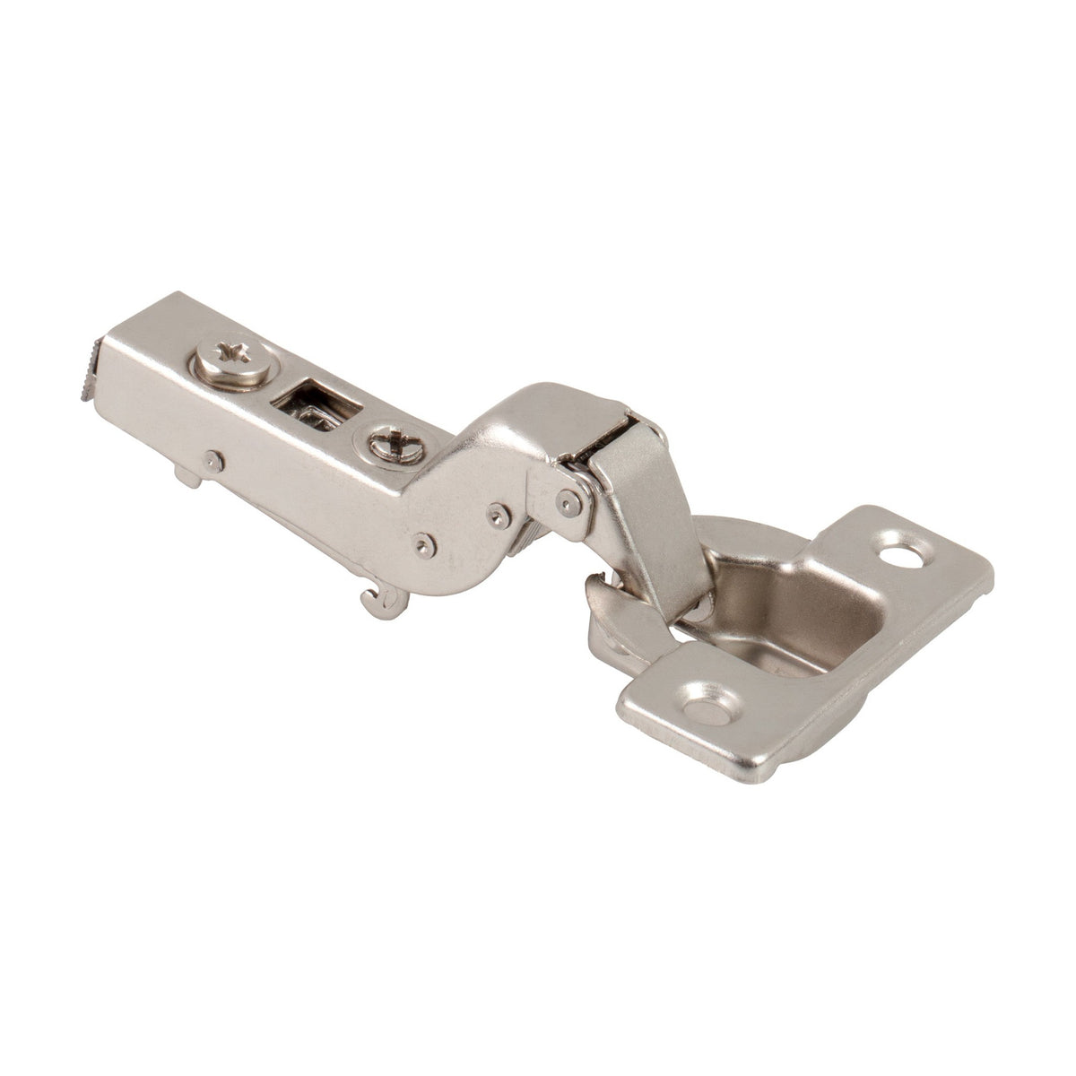 700 Series Heavy Duty Soft-Close European Hinge, 110 Degree, 15 mm Crank (Inset), Cam Adjustable, No Dowels