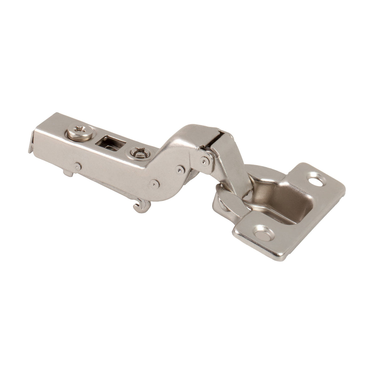 725 Series Heavy Duty European Hinge, 110 Degree, 15 mm Crank (Inset), Cam Adjustable, No Dowels