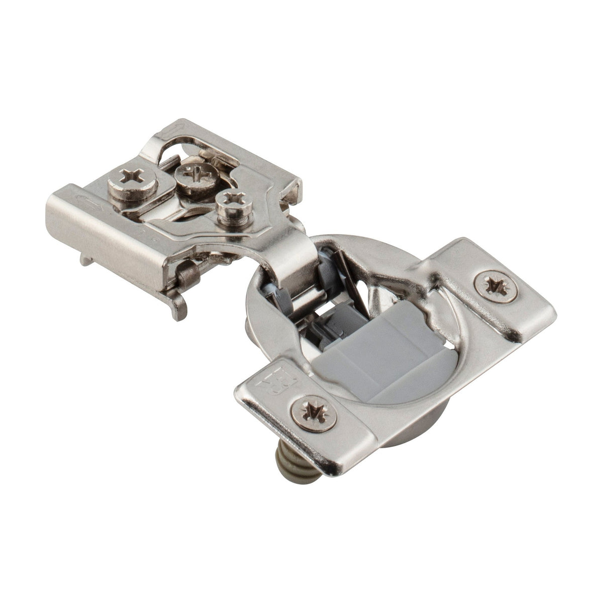 9390 Series Soft-Close Compact Hinge, 3/8", Dowels, Standard