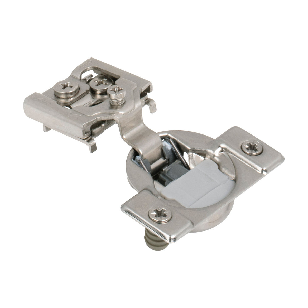 9390 Series Soft-Close Compact Hinge, 3/4", Dowels, Standard