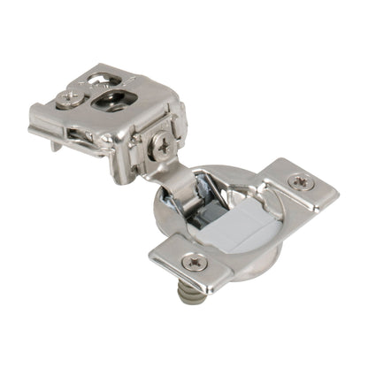 9390 Series Soft-Close Compact Hinge, 1", Dowels, Standard