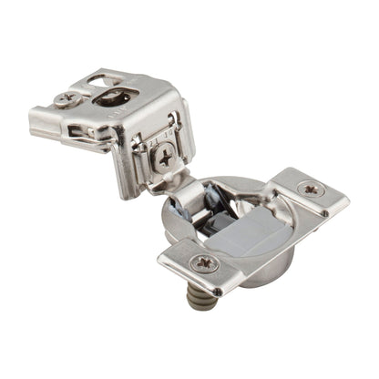 9390 Series Soft-Close Compact Hinge, 1-1/4", 2 Cleat, Dowels, Standard