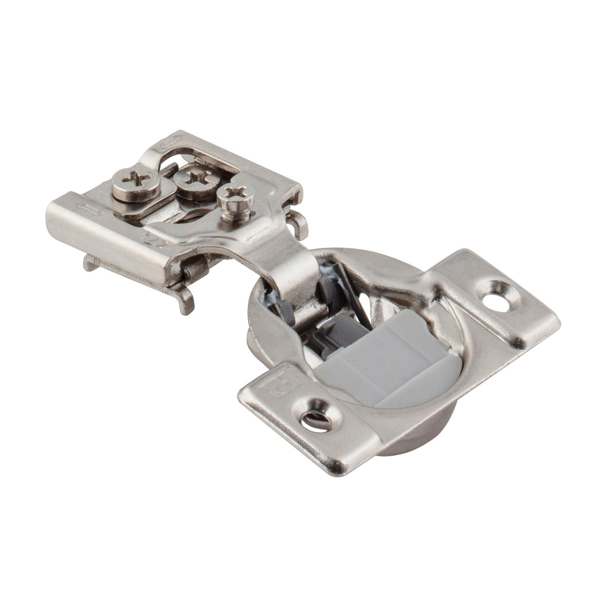 9390 Series Soft-Close Compact Hinge, 1/2", No Dowels, Standard