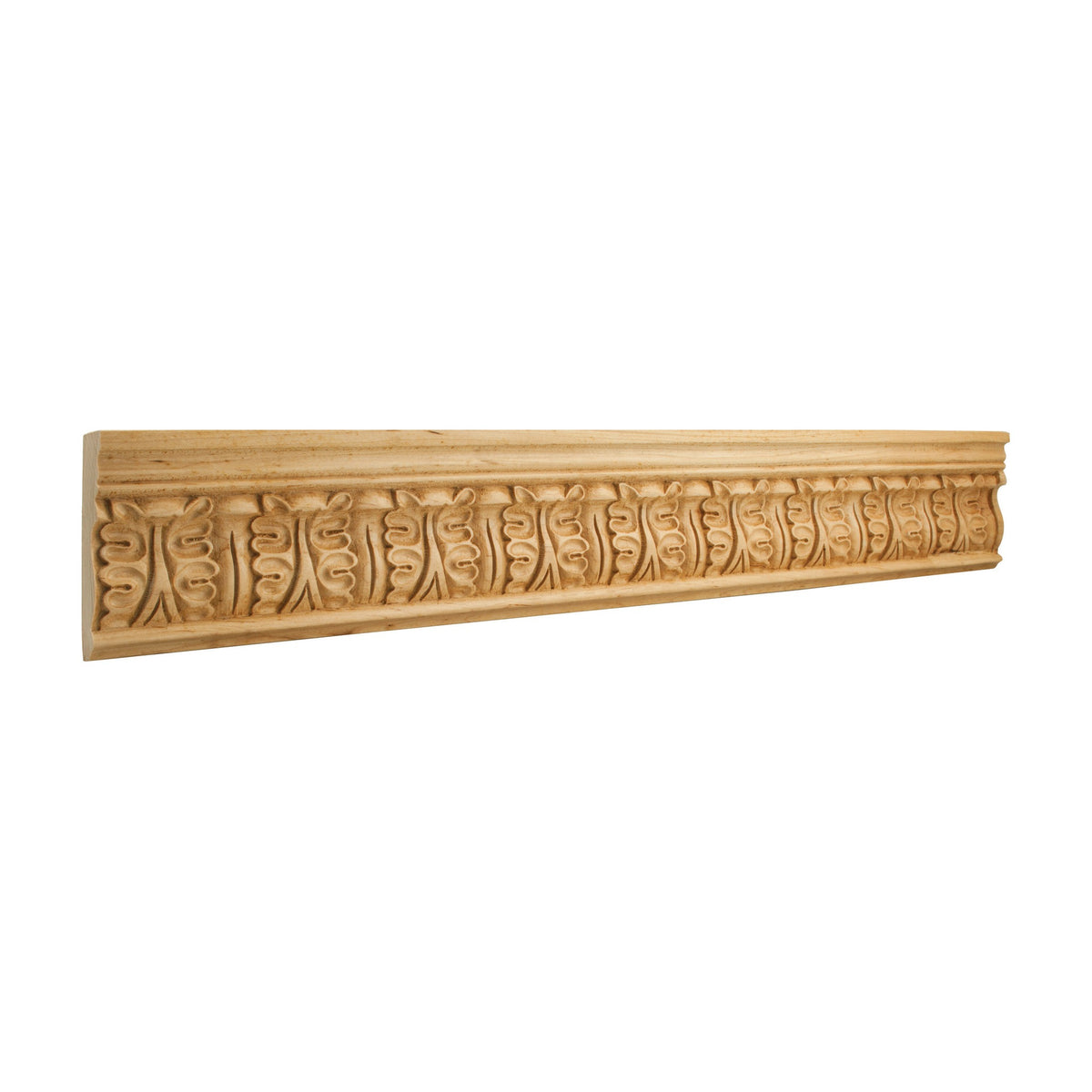 Acanthus Hand Carved Moulding, 3-3/4" x 1" x 8 ft stick