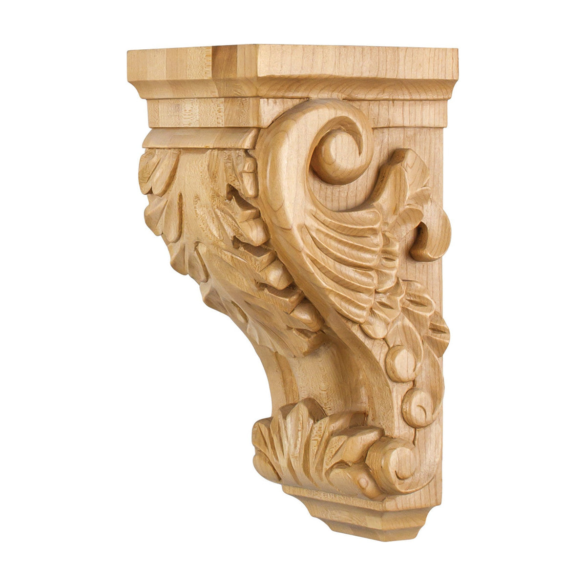 Acanthus Wood Corbel, 4-1/2" x 5" x 10"