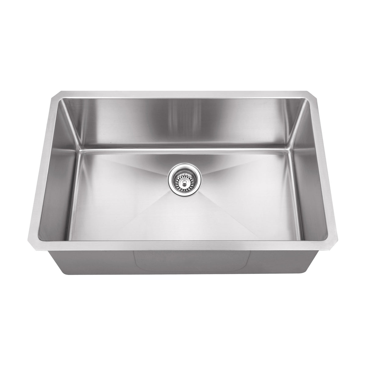 Augustin 32" Stainless Steel Undermount Kitchen Sink, Stainless Steel