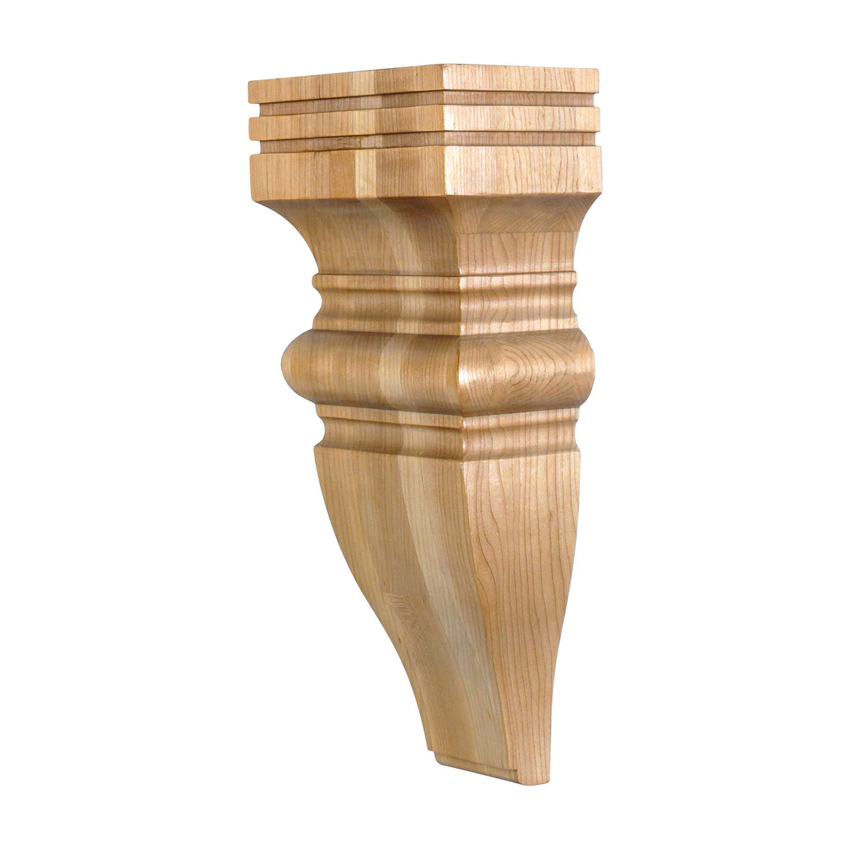 Baroque Wood Corbel, 6" x 4" x 14"