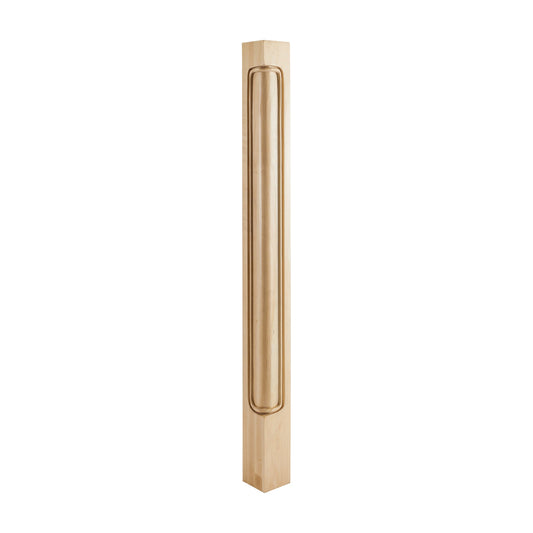 Beaded Corner Wood Post, 2-3/4" x 2-3/4" x 35-1/2"