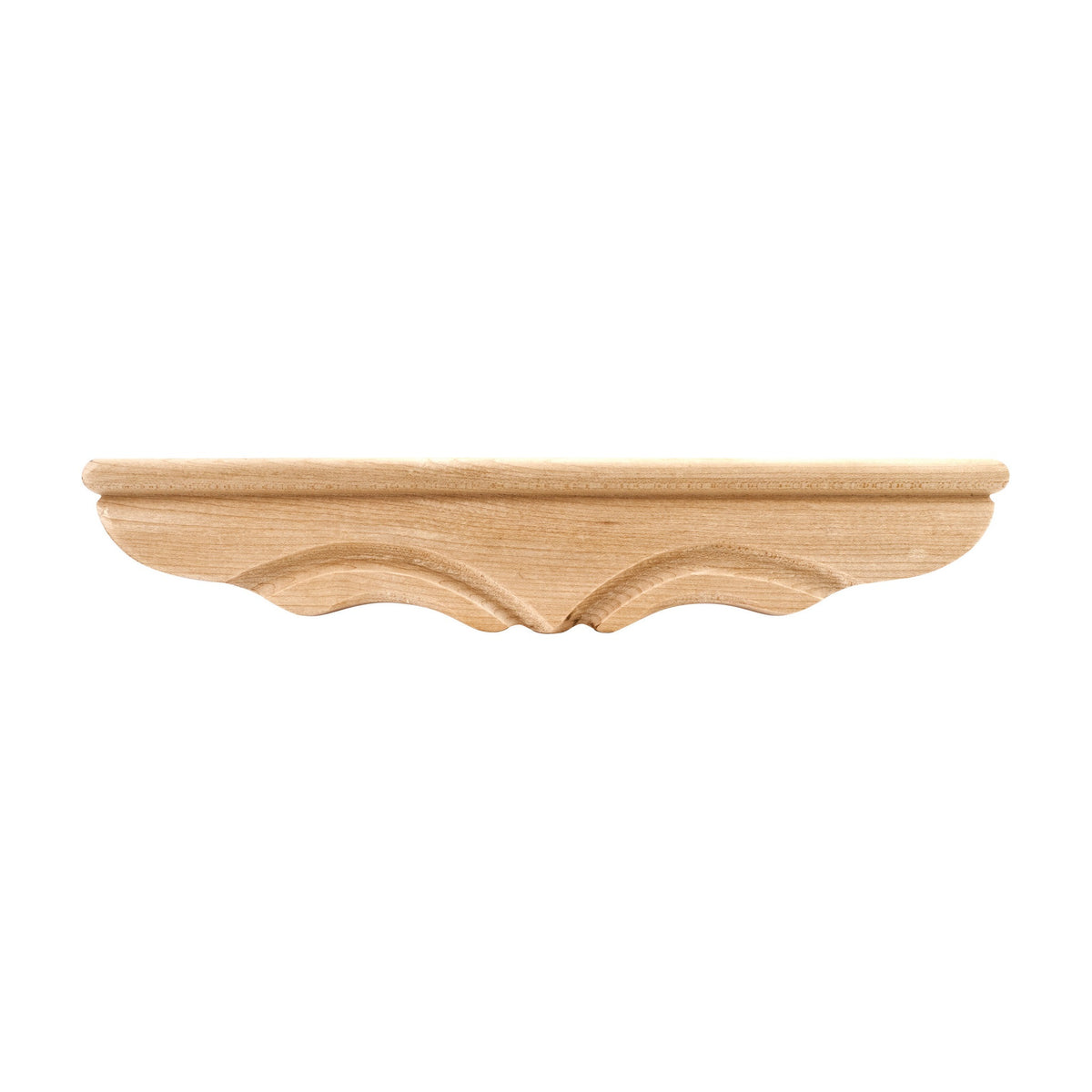 Beaded Wood Pedestal Foot Middle, 11-3/4" x 1-3/4" x 2-1/4"