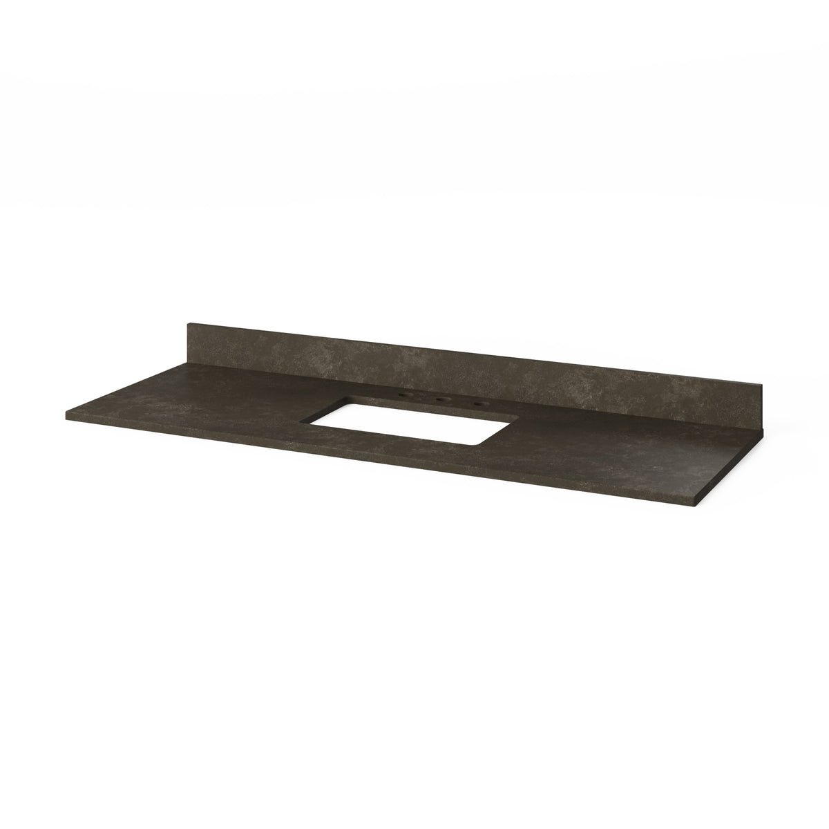 Blue Limestone Vanity Top, 61" Single Rectangle Bowl Cutout