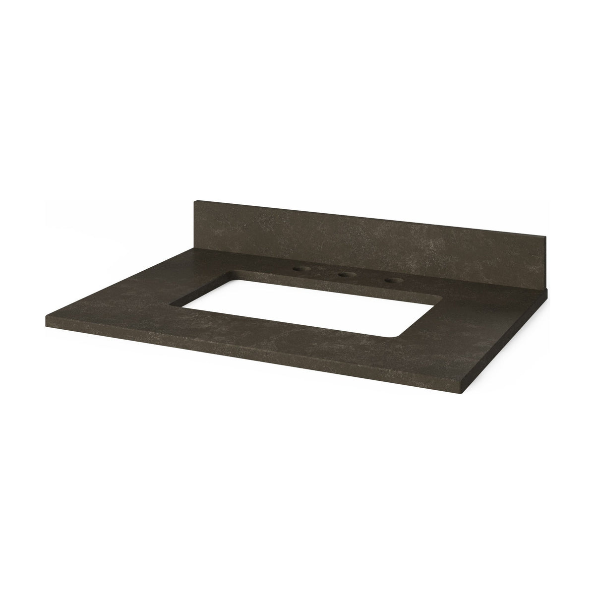 Blue Limestone Vanity Top, 31" Single Rectangle Bowl Cutout
