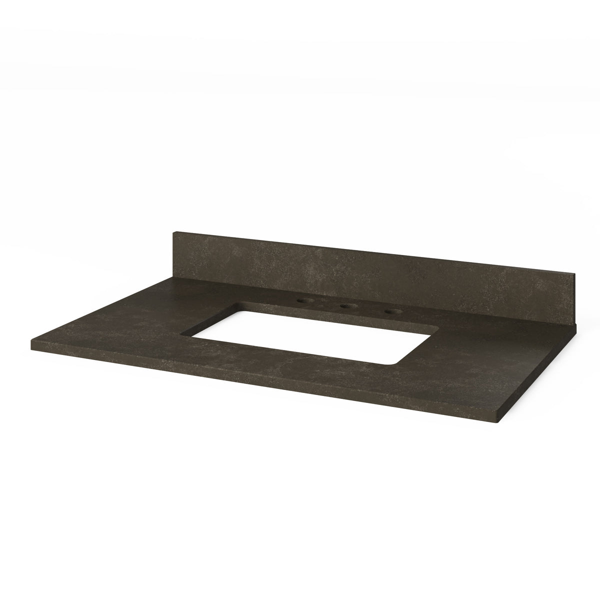 Blue Limestone Vanity Top, 37" Single Rectangle Bowl Cutout