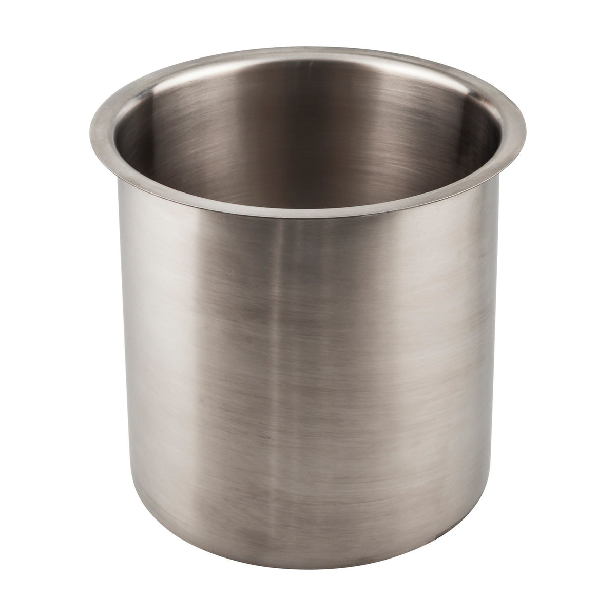 Brushed Stainless Steel Trash Can Ring, 6" Dia. x 6" H