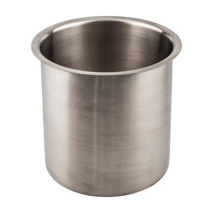 Brushed Stainless Steel Trash Can Ring, 6" Dia. x 6" H