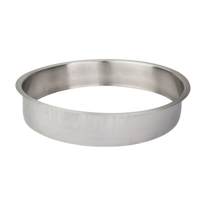 Brushed Stainless Steel Trash Can Ring, 10" Dia. x 2" H