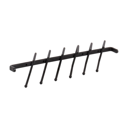 Callum 11" Screw Mounted Tie Rack, Matte Black