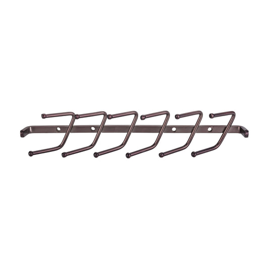 Callum 11" Screw Mounted Tie Rack in Brushed Oil Rubbed Bronze