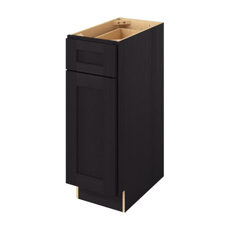 Catalina 12" Freestanding Bathroom Vanity Side Cabinet with Door and Drawer, Espresso