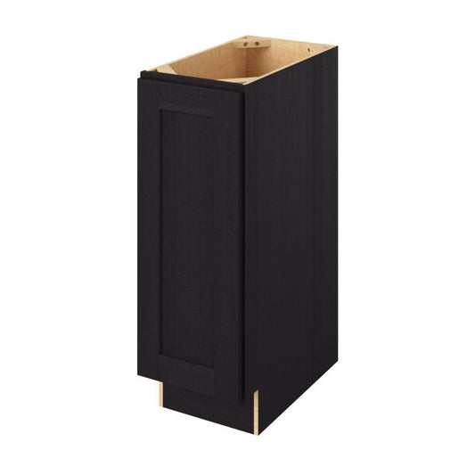 Catalina 12" Freestanding Bathroom Vanity Side Cabinet with Full Height Door in Espresso