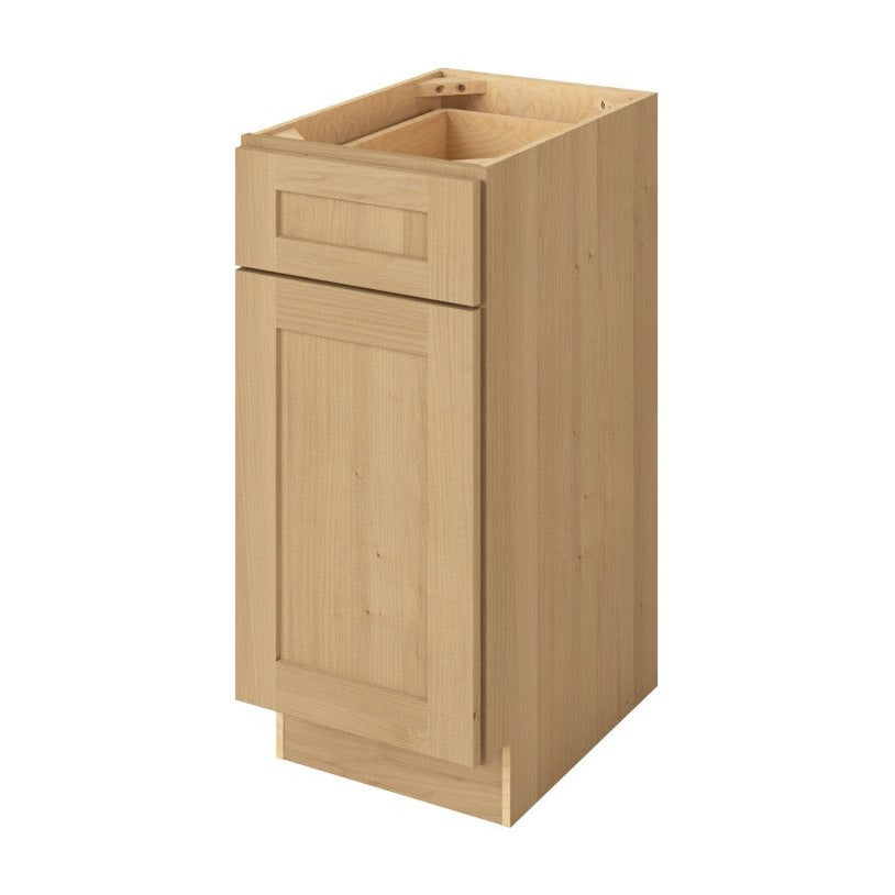 Catalina 15" Freestanding Bathroom Vanity Side Cabinet with Door and Drawer, Sandstone