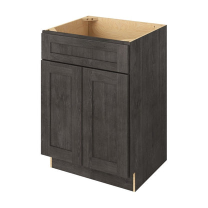 Catalina 24" Single Sink Base Freestanding Bathroom Vanity, Slate