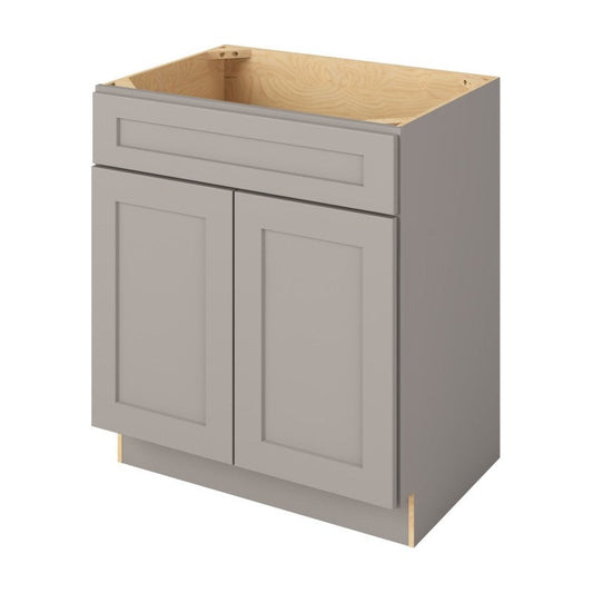Catalina 30" Single Sink Base Freestanding Bathroom Vanity in Pebble Grey