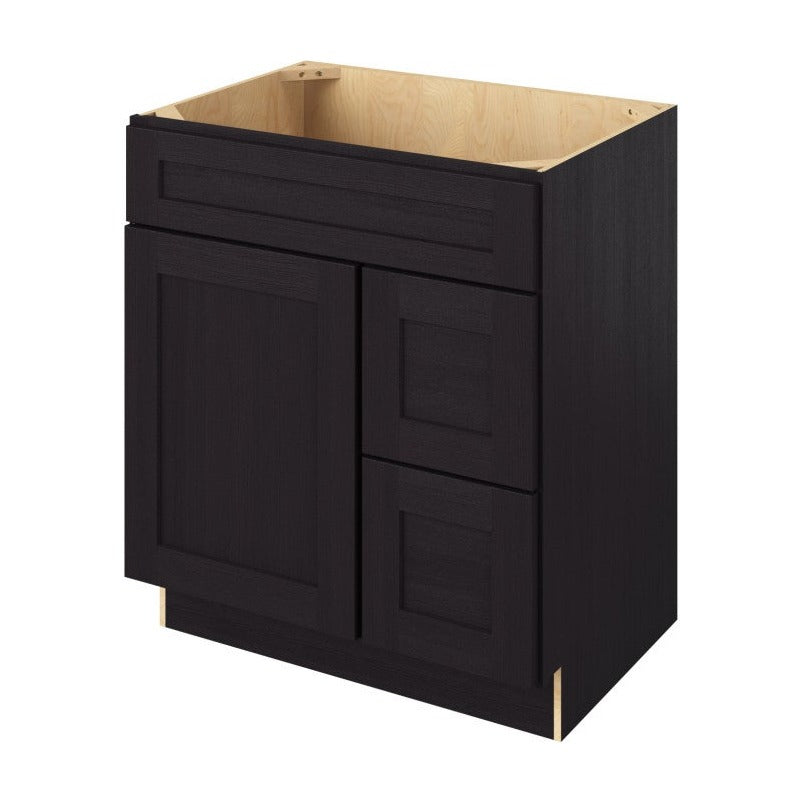 Catalina 30" Sink Base with Right Drawers Freestanding Bathroom Vanity, Espresso