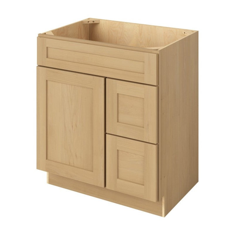 Catalina 30" Sink Base with Right Drawers Freestanding Bathroom Vanity, Sandstone