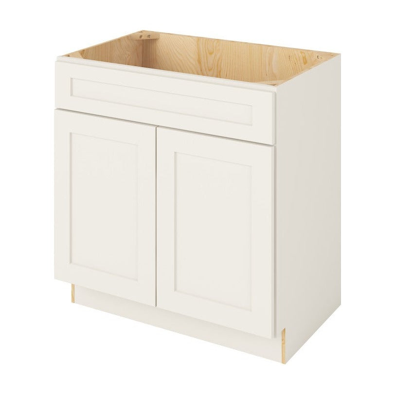 Catalina 33" Single Sink Base Freestanding Bathroom Vanity, Shell White