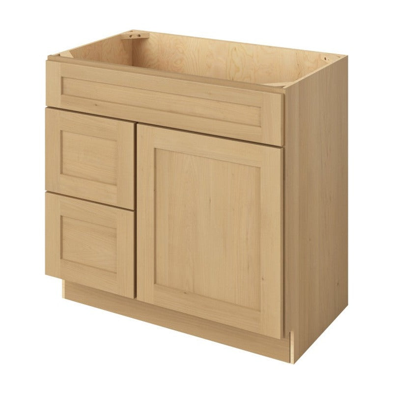 Catalina 36" Sink Base with Left Drawers Freestanding Bathroom Vanity, Sandstone