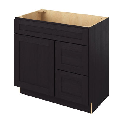 Catalina 36" Sink Base with Right Drawers Freestanding Bathroom Vanity, Espresso