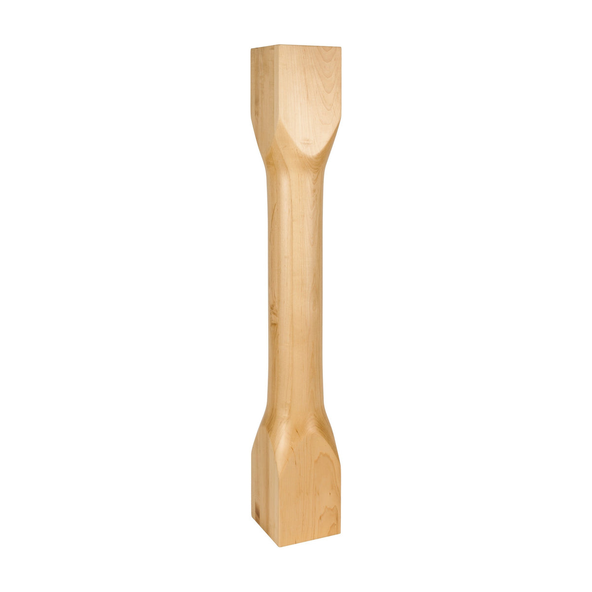 Cathedral Turned Wood Post, 5" x 5" x 35-1/2"