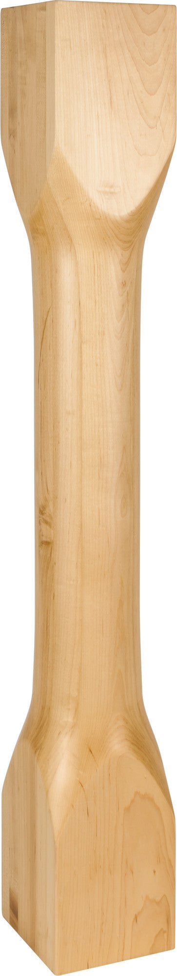 Cathedral Turned Wood Post, 5" x 5" x 35-1/2"